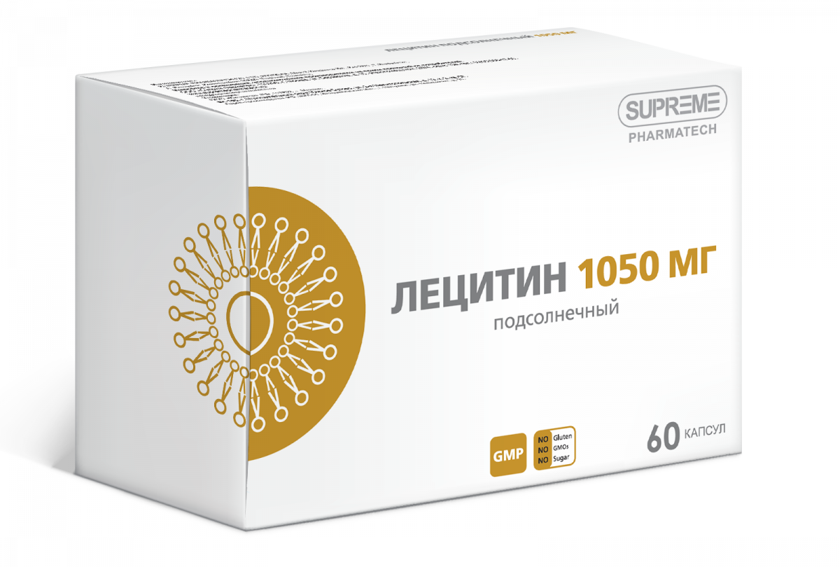 ЛЕЦИТИН 1050 мг липосомальный капс №60