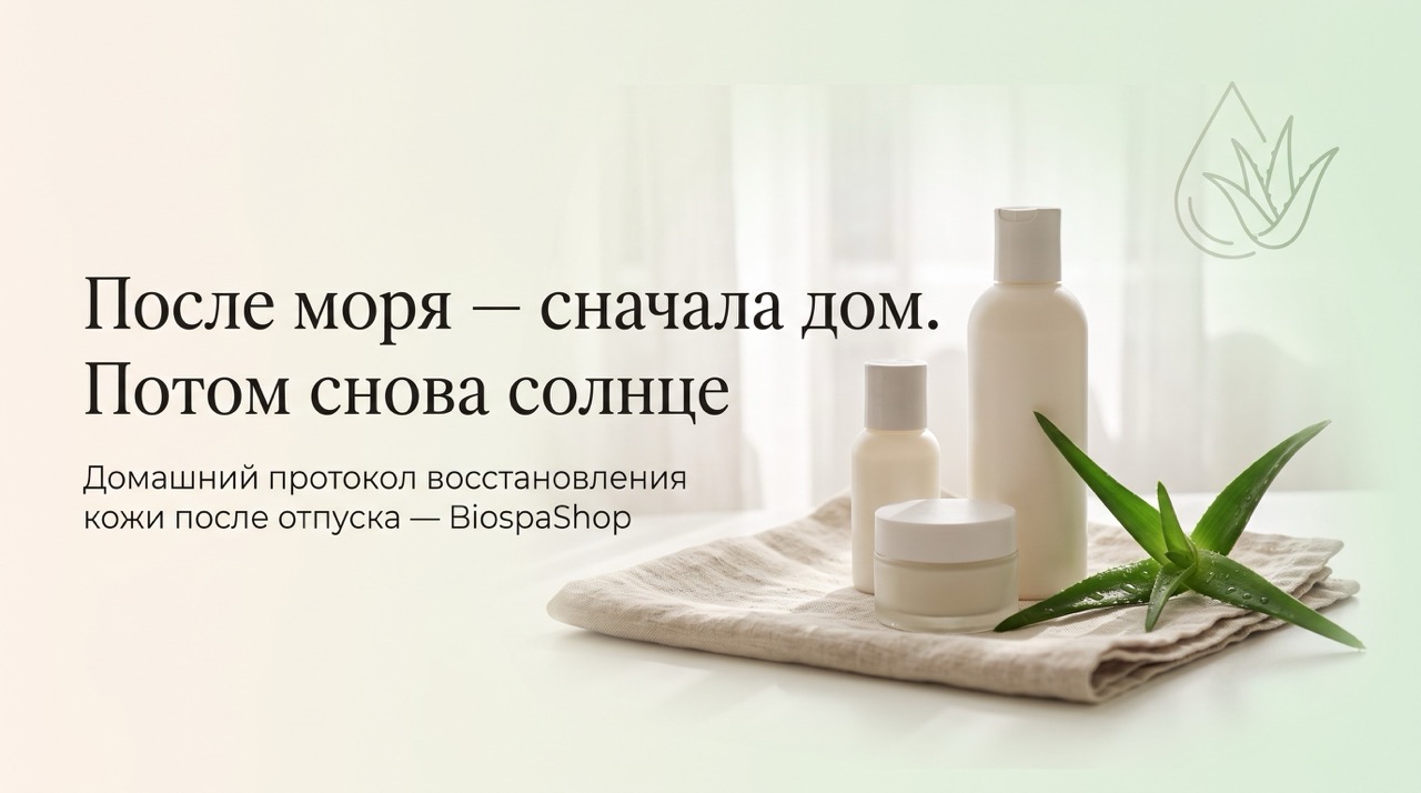 Домашний уход после отпуска: что купить, чтобы кожа быстро пришла в норму