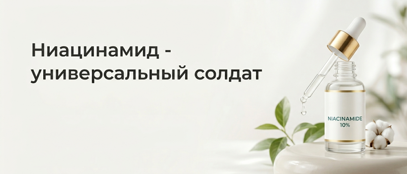 Ниацинамид - универсальный солдат: почему этот компонент нужен каждой коже в 2026 году