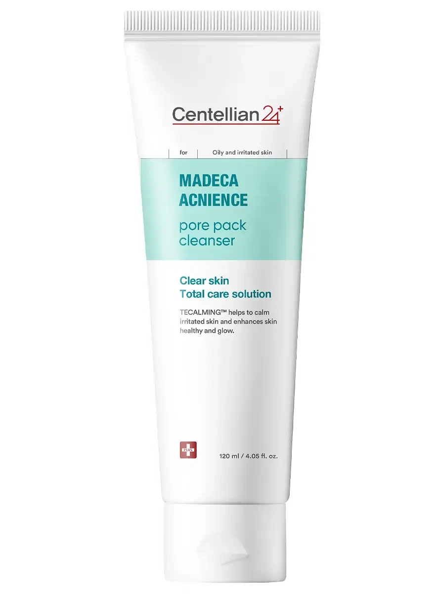 Centellian24 Экспресс-маска для лица очищающая поры - Madeca acnience pore pack cleanser, 120 мл